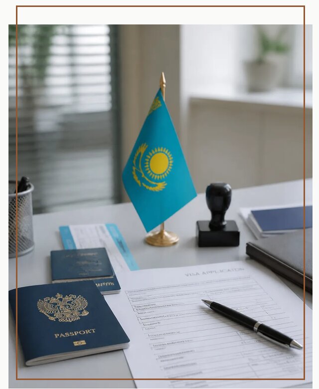 Оформление визы в Казахстан для поездки и работы в Ялте