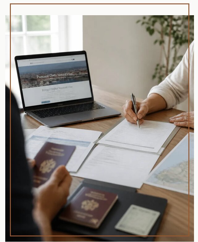 Оформление Digital Nomad и ВНЖ Португалии в Ялте